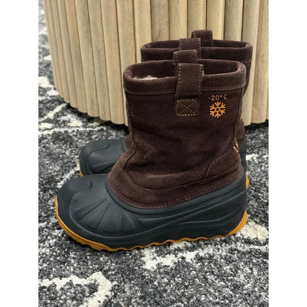 UGG Kids' Evertt Suede Snow Boots | Size 13 EUR 31 Pre-owned Very Good